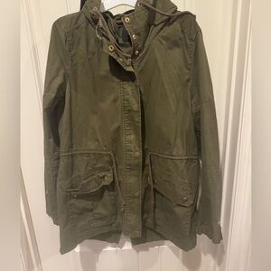Lightweight army green jacket